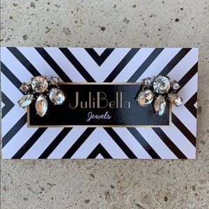 Fashion Statement Stud Crystal Earrings